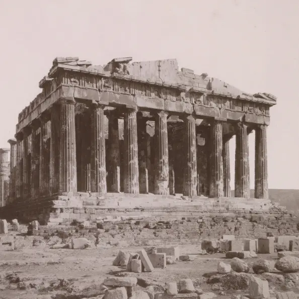 The acropolis in Athens.