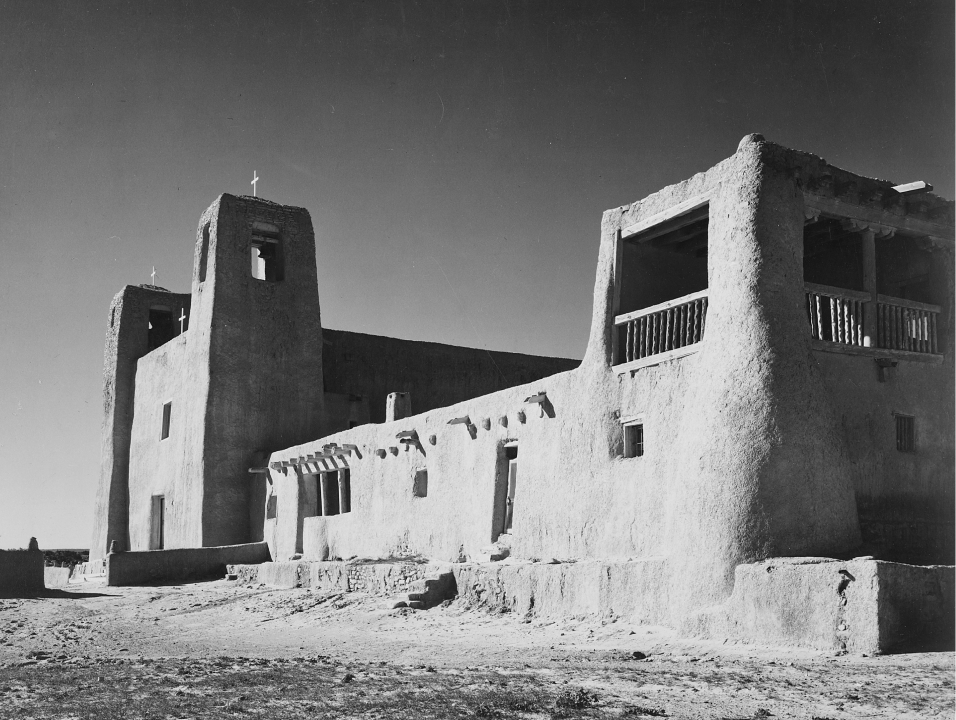 Church in Acoma Pueblo (National Historic Landmark in New Mexico), by Ansel Adams